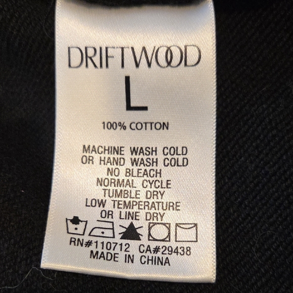 Driftwood Floral Embroidered Hoodie L - Picture 4 of 4